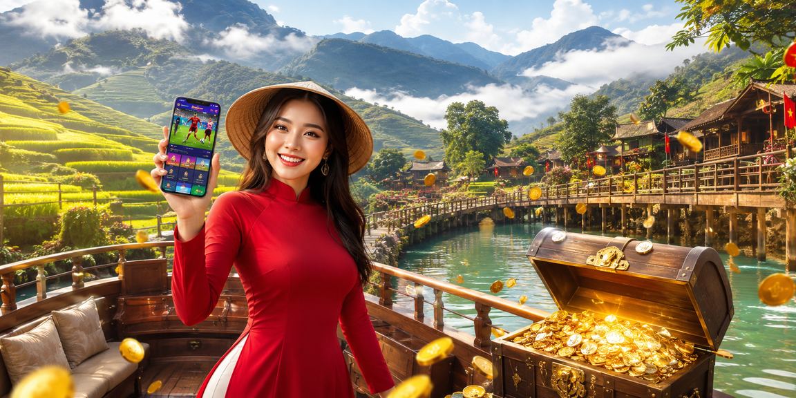Người chơi tại Sapa theo dõi kết quả cá cược thể thao trên điện thoại buổi chiều mát